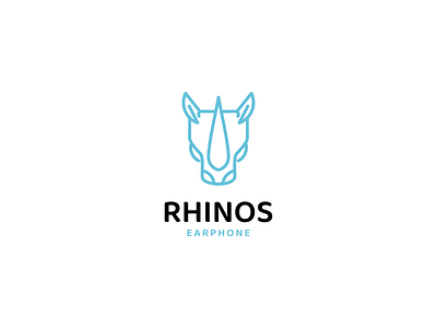 Rhino logo brand branding design graphic design illustration logo motion graphics ui ux vector