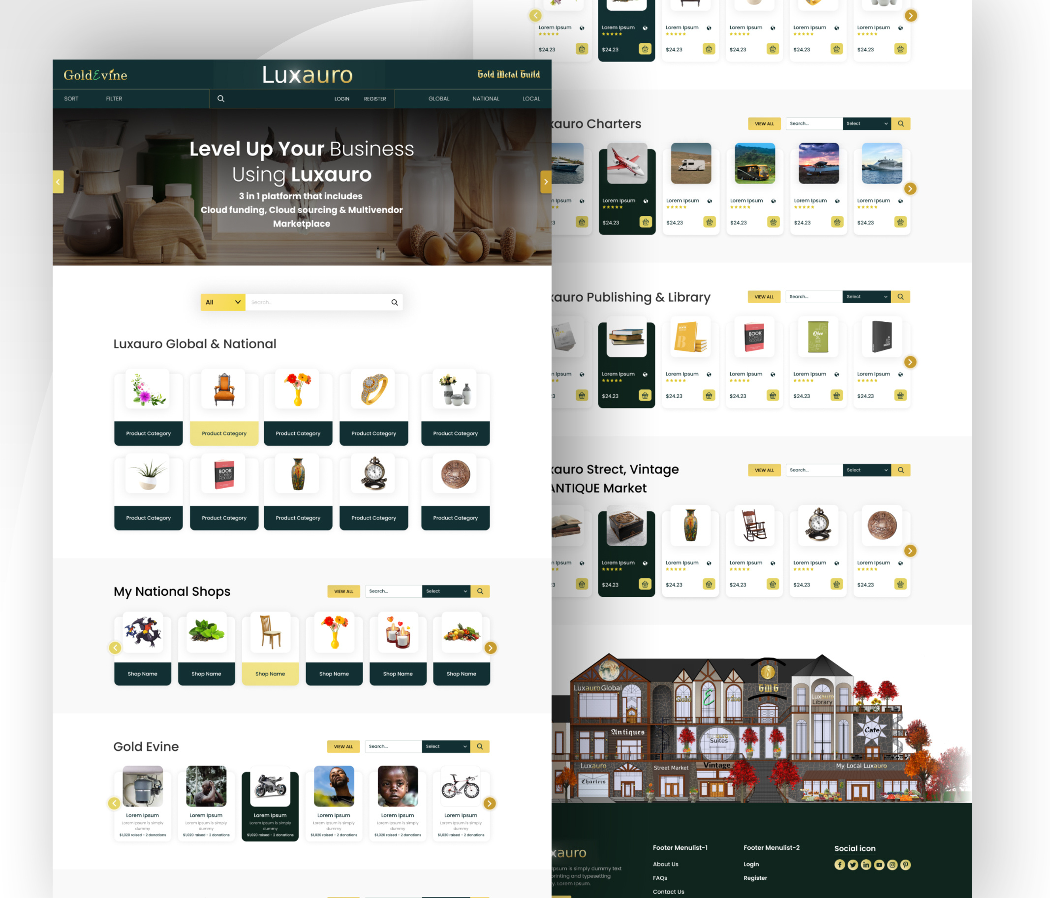 Example of Real Estate Website