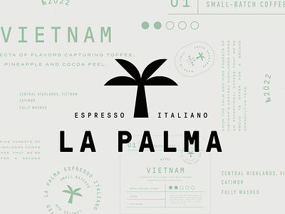 La Palma Branding and Packaging Design - Restaurant 3d branding cafe coffee label logo packaging packaging design restaurant ui