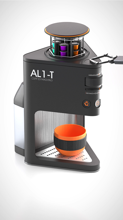 AL1-T C0FF33 MACH1N3 3d 3d advertisment 3d animation 3d product animation coffee coffee lover coffee machine illustration motion graphics