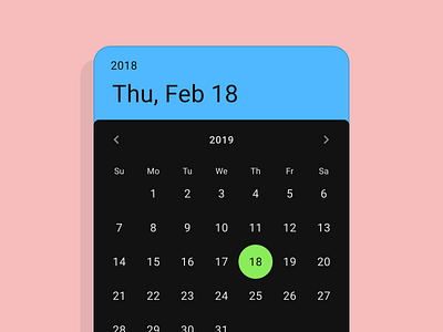 Calendar templates & Date picker UI design app datepicker design figma templates ui ui kit