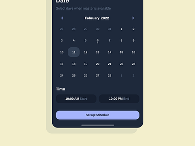 Calendar templates & Date picker UI design app datepicker design figma templates ui ui kit