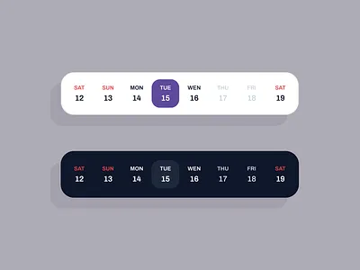 Calendar templates & Date picker UI design app datepicker design figma templates ui ui kit