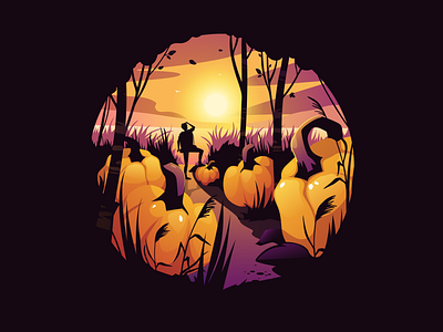 Pumpkin Fairytale branding design digitalart graphic design illustration ui vector