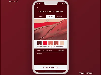 Daily UI #060 Color Picker 060 app appdesign branding dailyui design figma graphic design illustration ios logo sketch ui uidesign uiux uxdesign uxuidesign