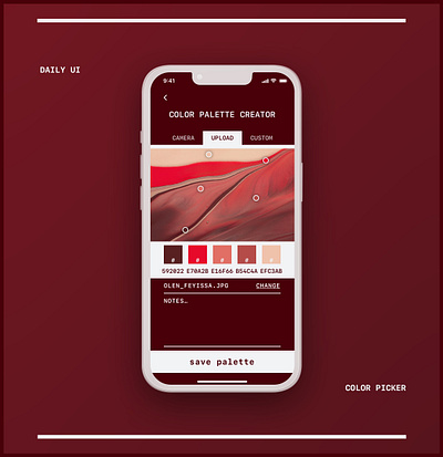 Daily UI #060 Color Picker 060 app appdesign branding dailyui design figma graphic design illustration ios logo sketch ui uidesign uiux uxdesign uxuidesign