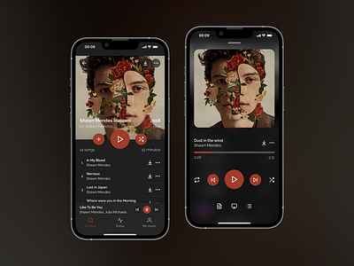 DailyUI Challenge 009 > Music Player 009 app branding challenge dailyui dailyui009 design illustration music musicplayer ui