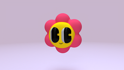 90s nostalgia flower. 3d logo 3d 90s 90s nostalgia animation blender character design colorful cute cute illustration flower graphic design illustration logo womp3d y2k