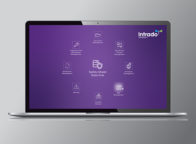 Intrado Safety Shield Web Tool UI branding graphic design ui web design