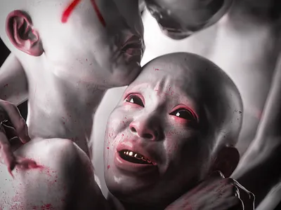 A R K 3d c4d design drama freak monster nft octane render zbrush