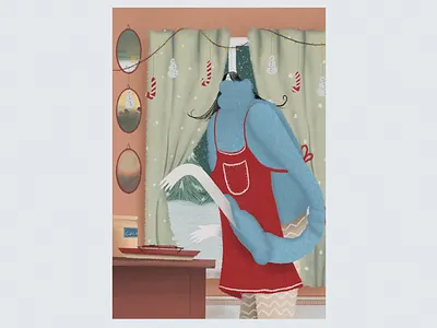 Preparing adobe illustrator art branding christmas design digital dribbble graphic design illustration logo package design postalcard poster vector web design