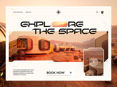 Space travel 3d booking futuristic game gaming sci-fi space travel ui unreal engine 5 web webdesign website