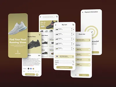 E-Commerce Mobile UI/UX Design adobexd app design ecommerce figma graphic design mobileapp screens ui uidesign uiux ux