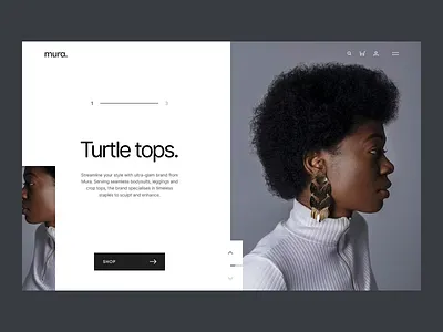 HDRS #4 agency clean design figma header hero landing page minimal slider typography ui ui design web web design