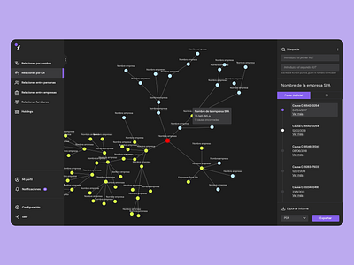 Factoring - Plataforma para visualización de datos app data visualization design ui