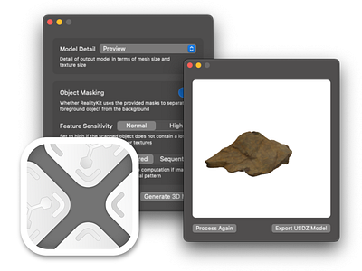 Photogrammetry icon macos