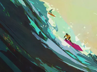 surf design illustration