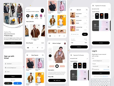 E-commerce App android design app design branding design ecommerces app ecommers fashion app figma work graphic design iphone apps iso mobile application design mobile design photoshop design shop apps ui ui design user interface ux design xd work