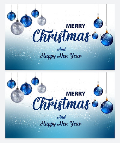 Christmas banner New year banner branding design graphic design illustration logo vector
