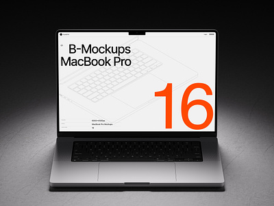 B-Mockups: MacBook Pro design download header mock-up mockup psd sketch swiss