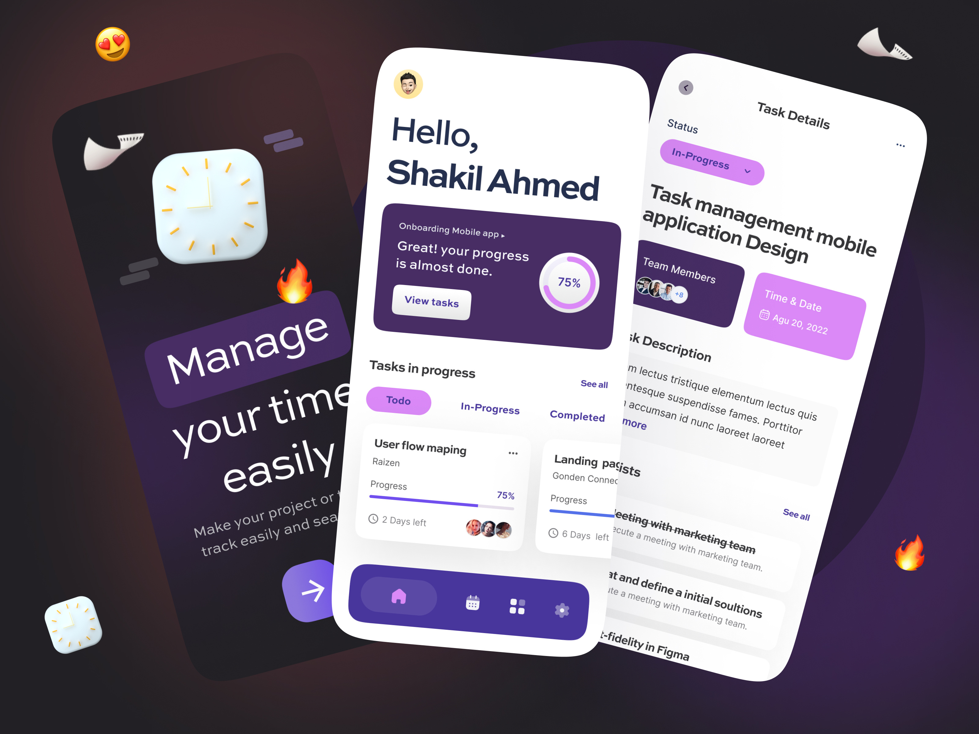 Example of Modern Mobile & Web App Design