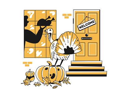 Happy Thanksgiving! character design design illustration product ui vector webdesign