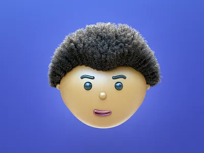 3D Character in Blender 3d blender character hair modeling render