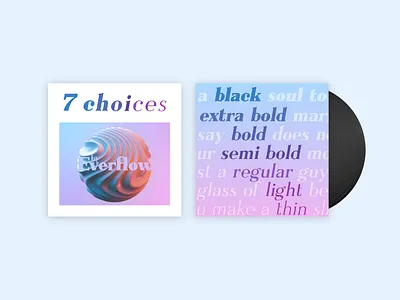 Everflow Typeface Weights font latvia marketing riga typeface typography