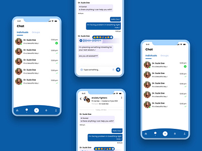 Chat Screens app app design chat chat app chat screen ui ui design ux