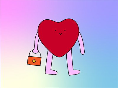 happy heart illustration illustration vector