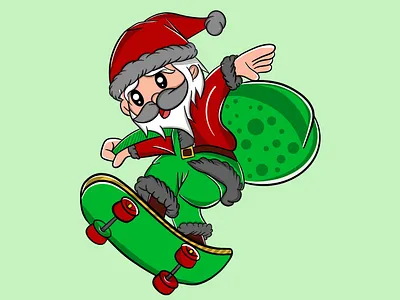 Hand drawn Santa Claus 🎅.