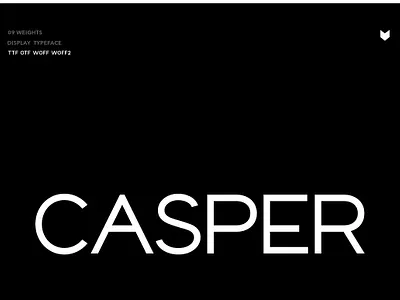 Casper Typeface casper typeface clean elegance foxtype headline font logo font logo typreface mockup fonts modern poster font premium typeface printing resume font sans serif signature typeface typeface unique webfonts