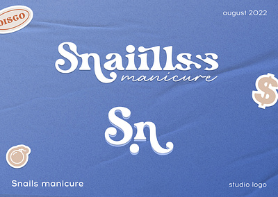 Snails manicure logo brand branding design graphic design logo logo design vector