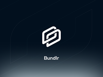 Bundlr - Logotype design app branding concept design gradient illustration logo ui ux vector