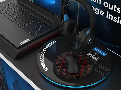 Legion Product Glorifier 3d gaming lenovo product modelling