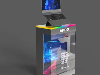 AMD Table Design 3d alexi mathew amd product design table design