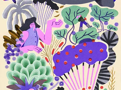 Raisely artwork by Kezia Gabriella artist colour composition creative creator design digital illustration inspiration jsr nature texture