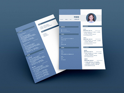 Professional CV broucher design flyer graphic design ui