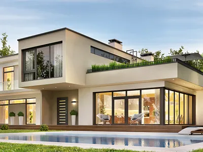 Contemporary 3D Exterior Rendering of Villa/House 3d animation studio in ahmedabad 3d walkthrough companies 3danimation 3darchitecturalwalkthrough 3dexteriorrendering 3drenderindservices