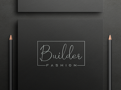 Builder Fashion branding design fashion fashion logo graphic design illustration logo logo design signature logo vector