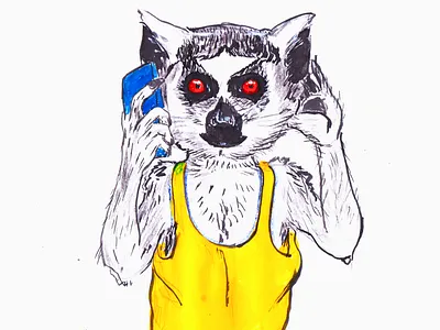 Але, успагойся branding design graphic design illustration logo лемур смешные животные украина