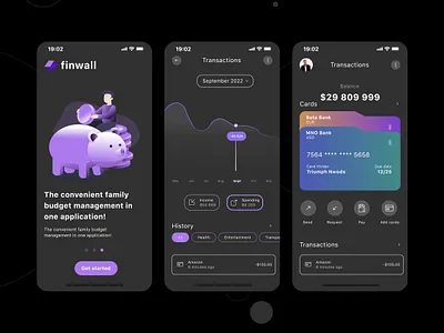 finance management application bank bankapp brand design finance fintech money patient engagement
