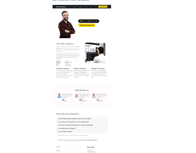 wordpress website costom html css