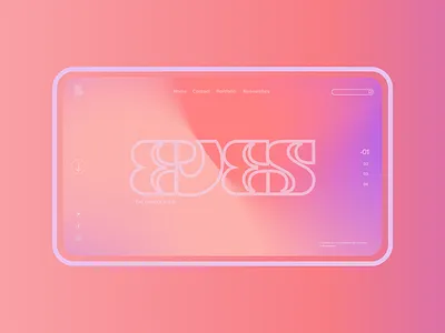 "EVES" A CREATIVE AGENCY WEBSITE DESIGN CONCEPT branding design graphic design landingpage ui ux web website design