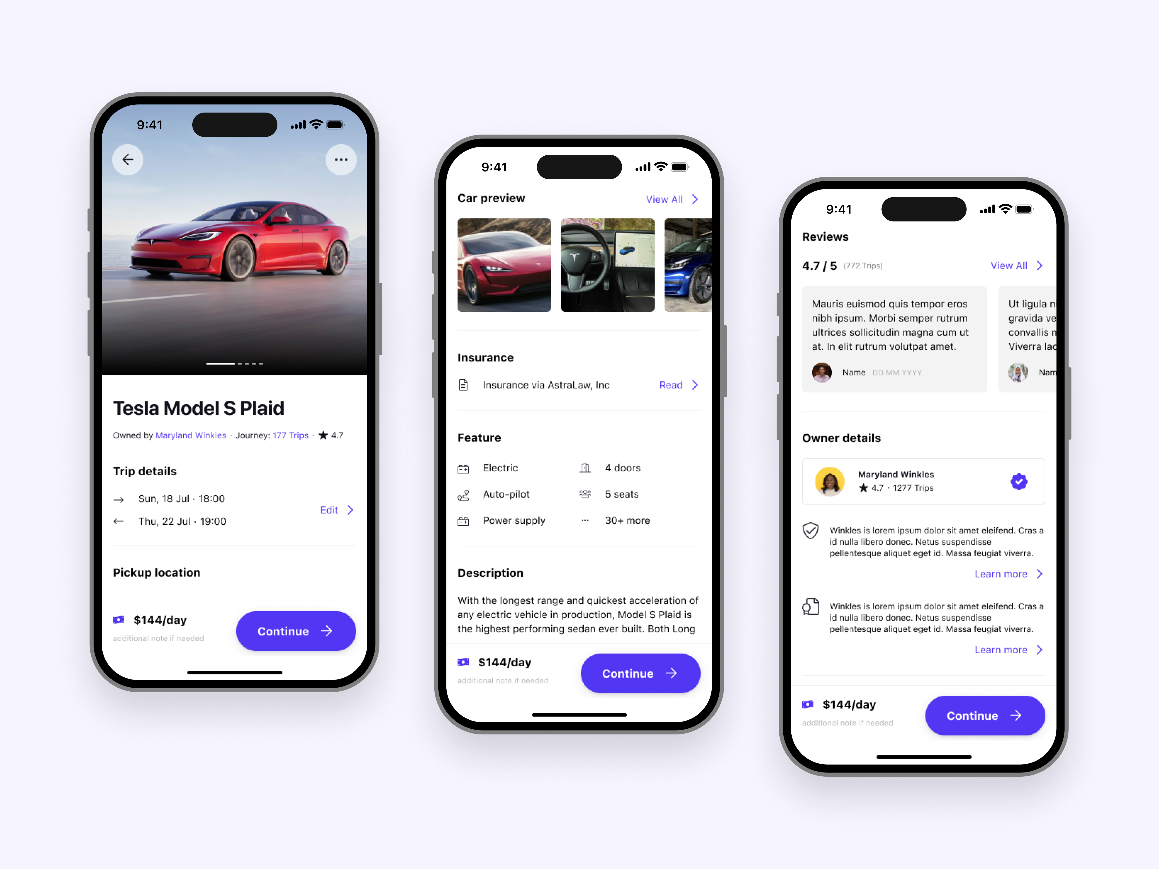 Example of End To End Mobile App Design