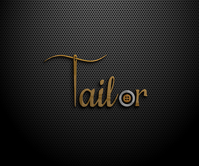 Tailor Logo Design Concept! branding conceptual design graphic design logo typography