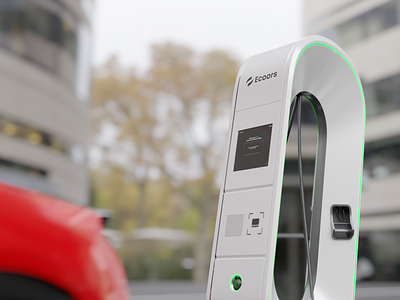 Ecoors - Reimagine the EV Charging Industry 3d ads advertising animation automotive charging charging station electric car electric vehicle electronic ev ev charger industrial industrial design marketing motion product design render station tesla