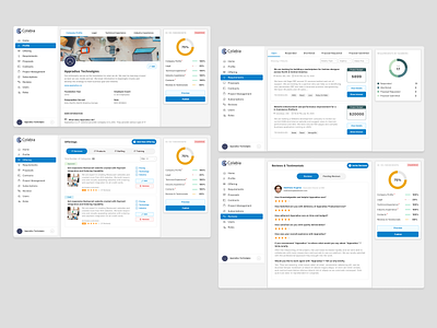 Colabia - SaaS platform redesign branding icon marketplace platform redesign saas ui ux visual hierarchy