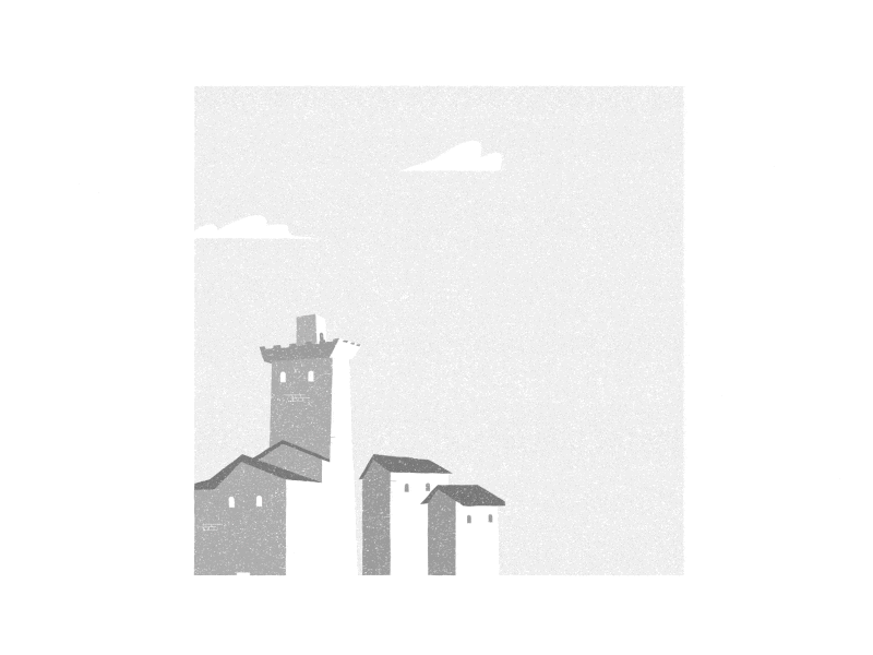 Punishment 2d aftereffects animation animator burst character animation character design dragon fire fly framebyframe gif illustration medival motion rough town