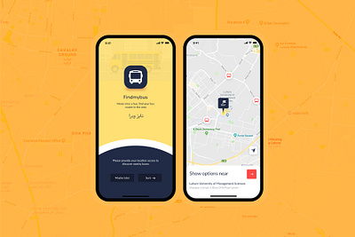 Find my bus bus mobile app transportation ui ux